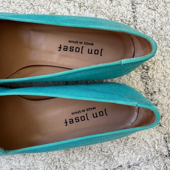 New Jon Josef Gatsby Linen Loafer Embroidered Hurricane Size 6.5 M - Picture 3 of 9